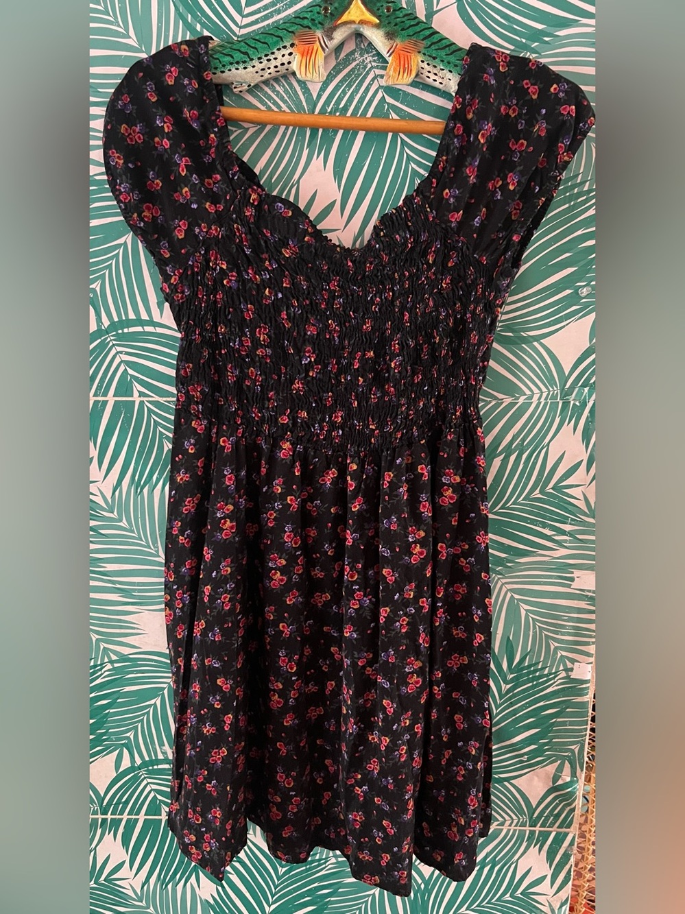 Vintage Joni Blair ditsy floral Smocked baby doll Sundress 9/10 80’s
